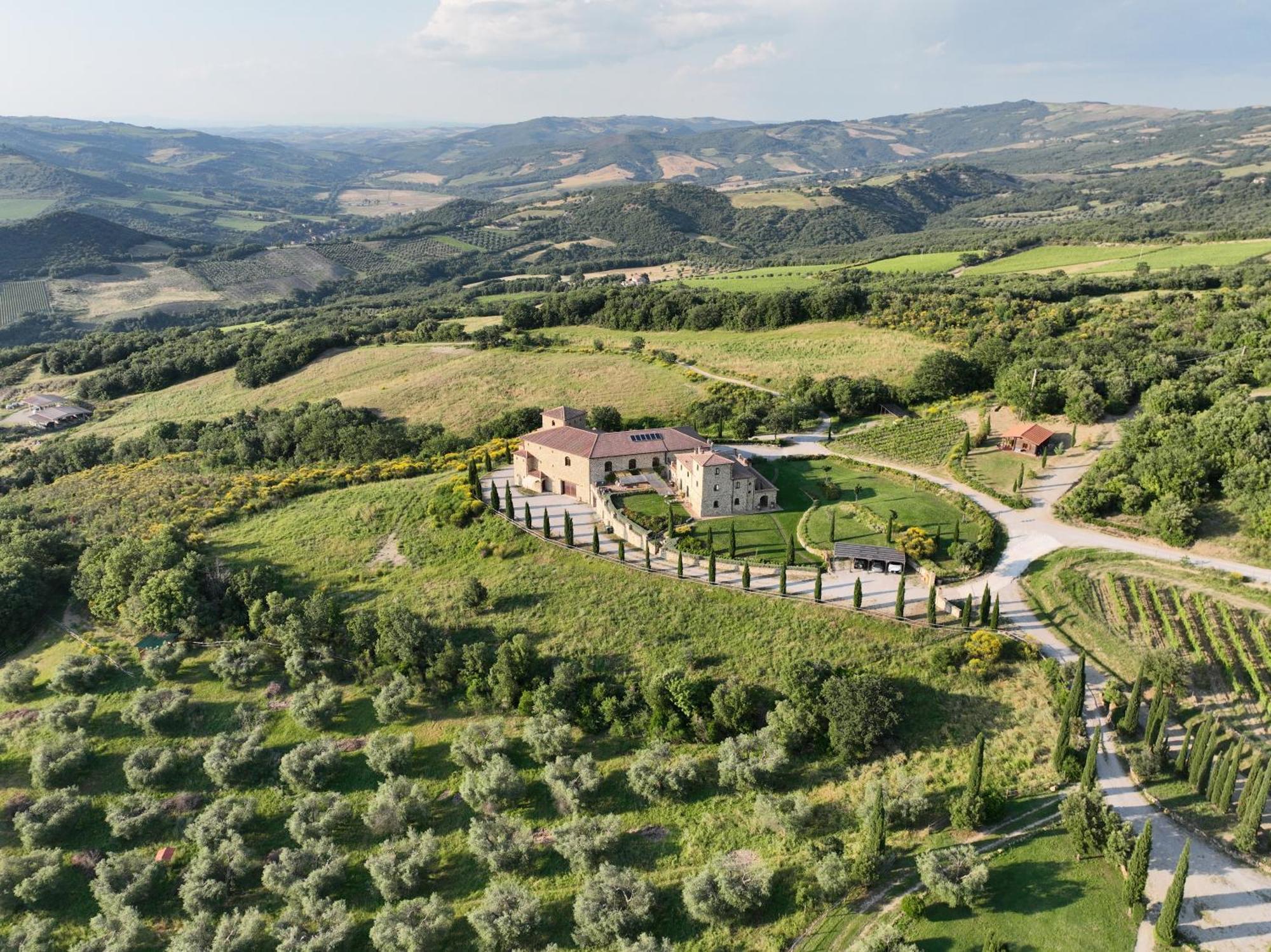 Podere Montale Il Borgo Seggiano Bagian luar foto